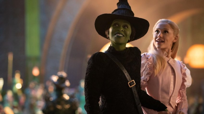 Cynthia Erivo and Ariana Grande star as Elphaba and Glinda in Universal’s “Wicked.”