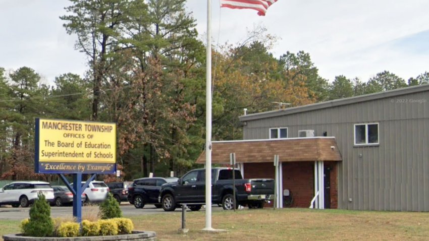 An exterior of the Manchester Township offices of the Board of Education in Manchester, N.J.