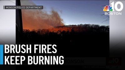 Brush fires keep burning across Mass.