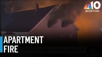 Dozens displaced after apartment building fire in Peabody