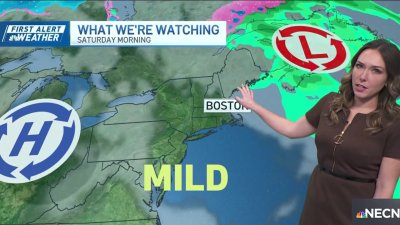 Mild weekend before rain arrives in New England