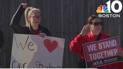 Teachers unions rallying at the State House