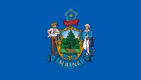 Maine State Flag. (Photo By Encyclopaedia Britannica/UIG Via Getty Images)