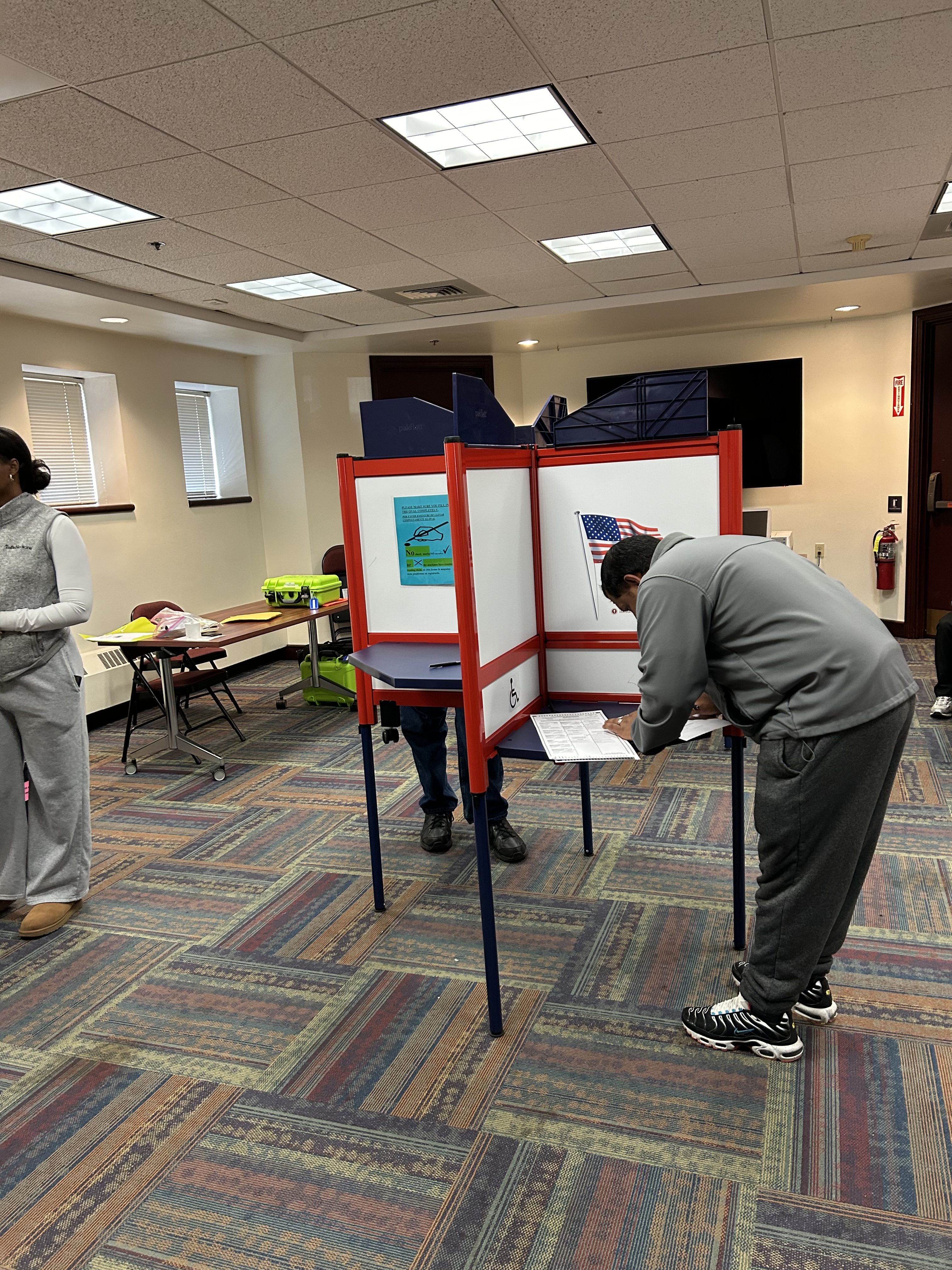 Massachusetts voters turn out on Election Day in Everett.