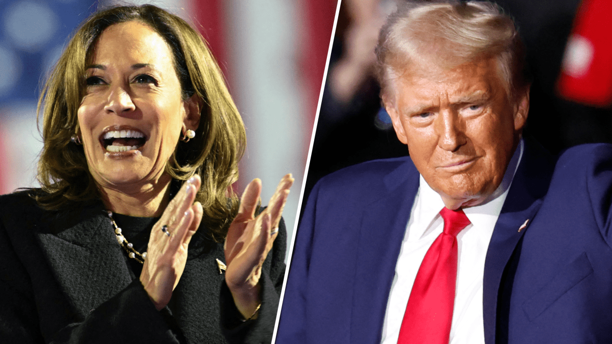 Election Day 2024 What Harris, Trump said in their final pitch NECN