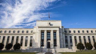 A general view of the Federal Reserve Building in Washington, United States.