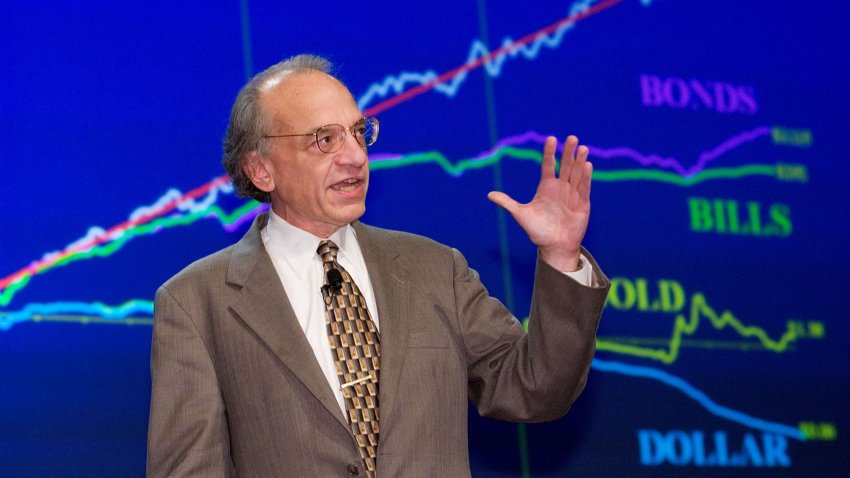 UNITED STATES – NOVEMBER 10: Jeremy Siegel, the Russell E. Palmer Professor of Finance at the Wharton School, addresses the Securities Industry Association during their annual meeting in Boca Raton, Florida, Thursday, November 10, 2005. 