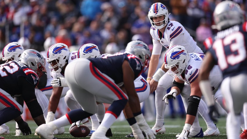 Josh Allen of the Buffalo Bills stands under center