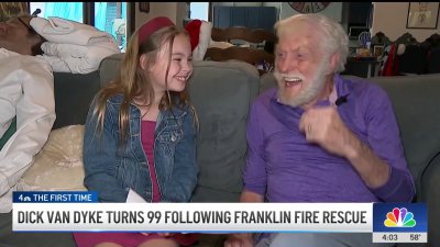 Dick Van Dyke celebrates his 99th birthday following Franklin Fire rescue