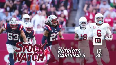 Stock Watch: The good and the bad from the Patriots loss to the Cardinals