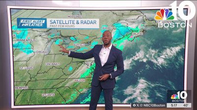 Forecast: Morning rain clearing out, seasonable temps today