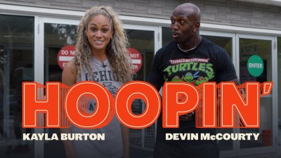 Devin McCourty & Kayla Burton talk hoops…and lots of trash