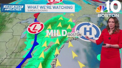 Mild temps, rain for Boston as the year draws to a close