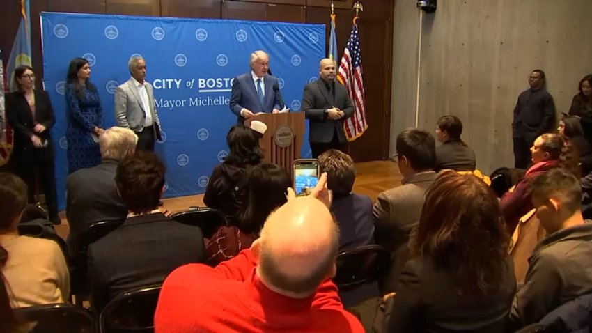 U.S. Senate Ed Markey speaks at a conference discussing climate resiliency and jobs in Boston, Massachusetts, on Dec. 2, 2024.