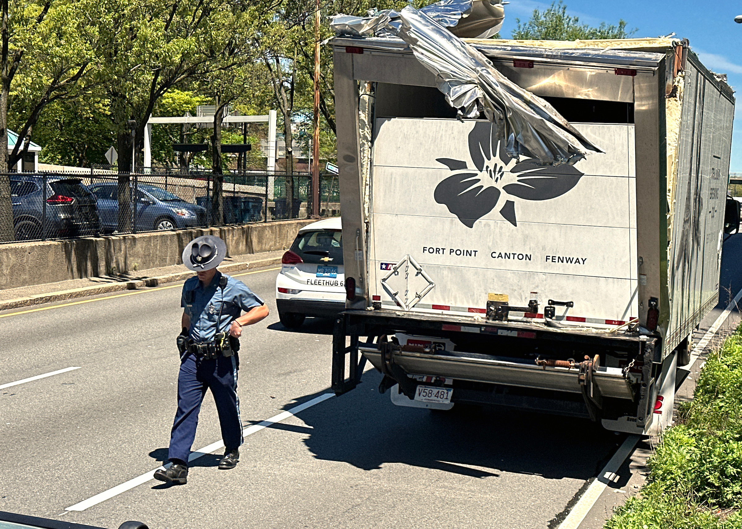 May 10, 2024: A uniquely Boston double-“Storrowing” — after an 18-wheeler struck the Bowker Bridge early in the morning, hours later a Trillium Brewing truck struck a Storrow Drive bridge near Mass. General Hospital.