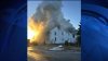 Fire destroys building in Westminster, MA