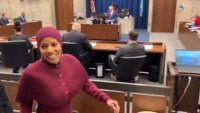 Boston City Councilor Tania Fernandes Anderson at a City Council meeting on Wednesday, Dec. 11, 2024. It was the first meeting since her arrest on federal corruption charges.