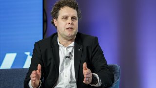 Peter Beck, chief executive officer of Rocket Lab, speaks during the US Chamber of Commerce’s Global Aerospace Summit in Washington, D.C., Sept 14, 2022.