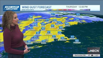 Forecast: Strong wind gusts Thursday, possible damage or isolated power outages