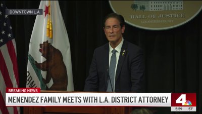 Menendez family meets with LA District Attorney Nathan Hochman