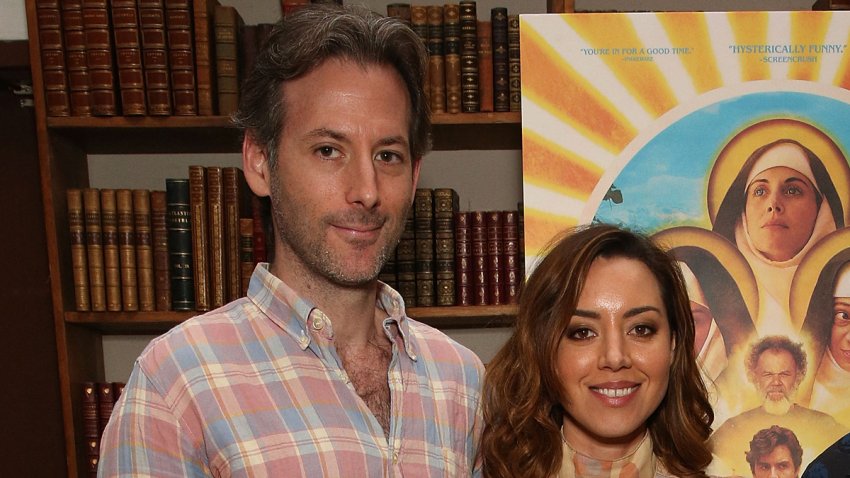 Jeff Baena and Aubrey Plaza